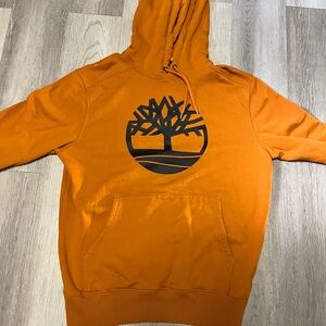 ORANGE Timberland Hoodie worn once.